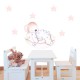 Sticker ourson chambre enfant