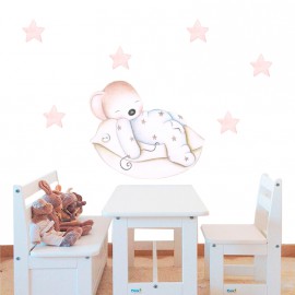 Sticker ourson chambre enfant