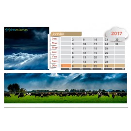 Calendrier chevalet personnalisable